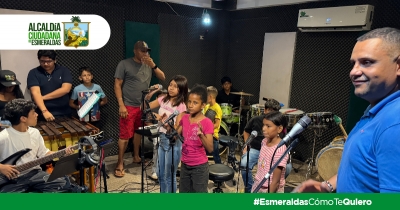 Alcalde Vicko Villacis apoya el talento esmeralde&ntilde;o