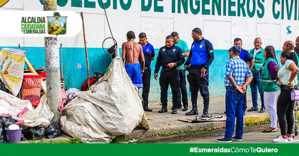 Se llev&oacute; a cabo el abordaje de una persona en situaci&oacute;n de vulnerabilidad