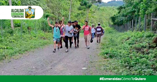 Casa de la Juventud de la Alcald&iacute;a Ciudadana de Esmeraldas realiz&oacute; 2da. excursi&oacute;n a las cascadas del Tigre en Tachina