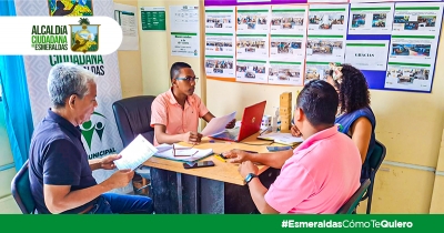 La Alcald&iacute;a Ciudadana de Esmeraldas mantuvo reuni&oacute;n con t&eacute;cnicos del Consejo Cantonal de Protecci&oacute;n de Derechos