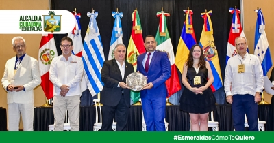 Esmeraldas brilla en Latinoam&eacute;rica: alcald&iacute;a recibe reconocimiento internacional y el alcalde Vicko Villac&iacute;s es designado vicepresidente del g50