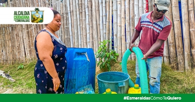 Alcald&iacute;a de Esmeraldas y EPMAPSE aseguran abastecimiento de agua potable durante cortes de energ&iacute;a