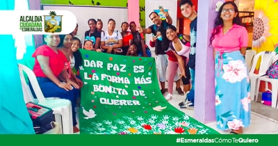 J&oacute;venes artistas de la Casa Municipal de la Juventud transmiten un mensaje de paz a trav&eacute;s del arte