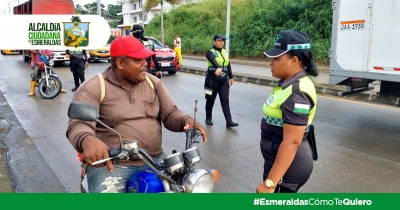 Operativo de Control de Tr&aacute;nsito en Urbanizaci&oacute;n Julio Estupi&ntilde;&aacute;n